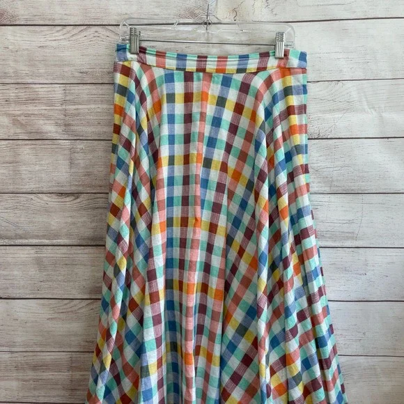 ANTHROPOLOGIE MAEVE EVELYN VERY FULL MAXI SKIRT - Picture 3 of 7